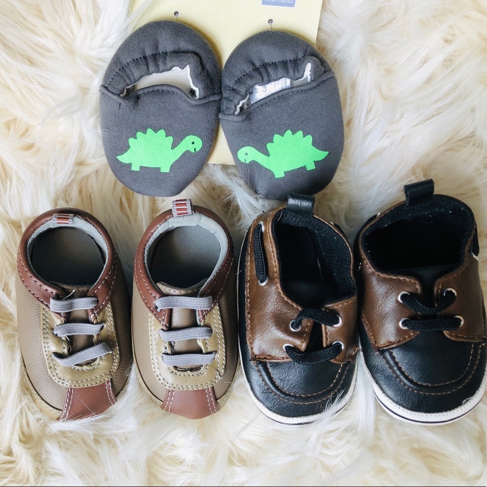 All 3 pair for $4: 0-3 Boys Shoes